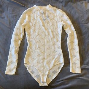White Fashion Nova Bodysuit